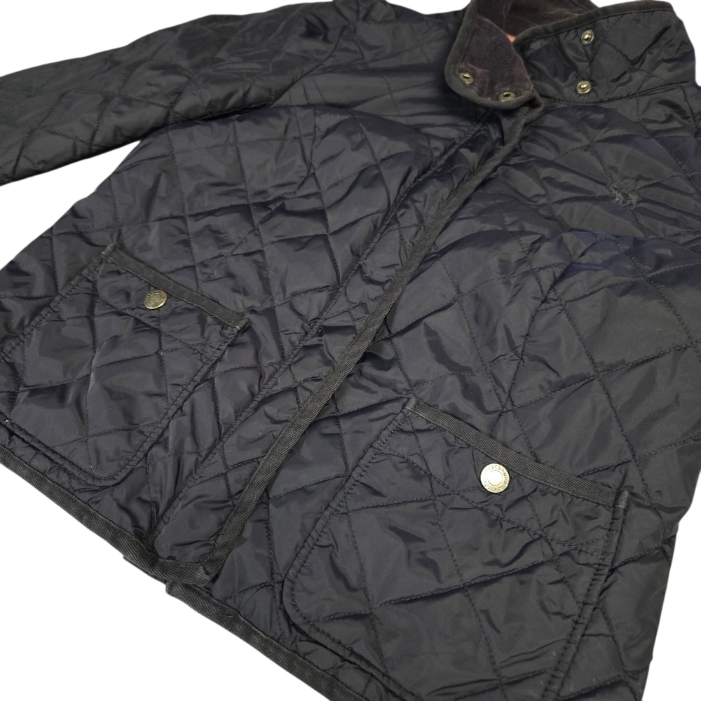 Abercrombie & fitch Women's Men's Diamond Quilted Jacket Coat Navy Large